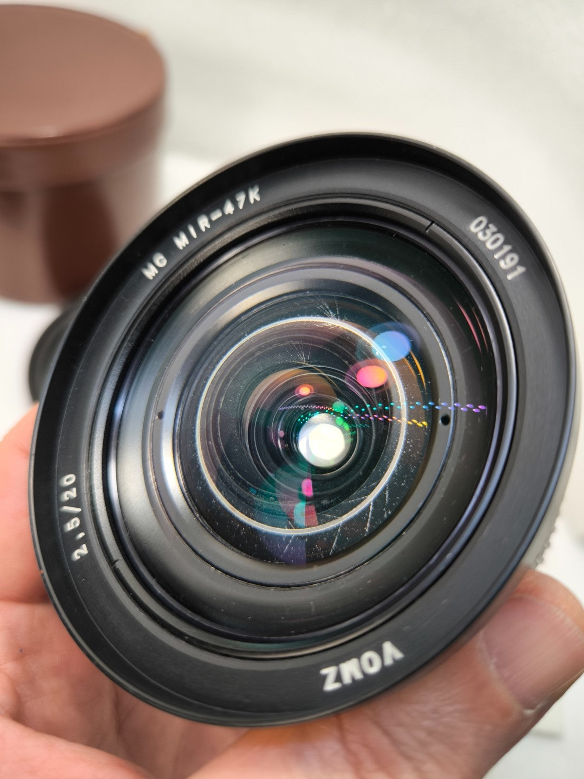 Absolutely rare MC MIR-47K 20mm F/2.5 Pentax K wide angle lens