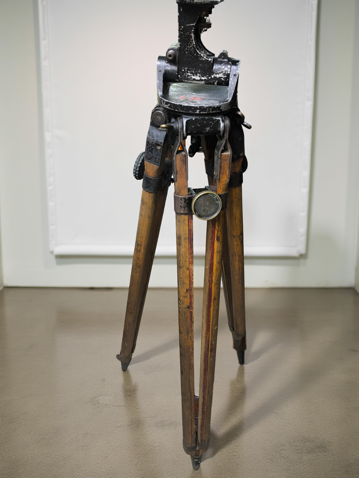 1941 WWII Soviet Wooden Tripod WW2 movie camera FKD Konvas Kinor AKC Eyemo WW2