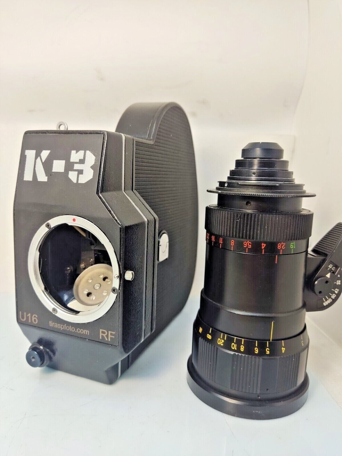 Krasnogorsk-3 Super16 Ultra16 ARRI PL - Canon EF - M42 mount 16mm Movie Camera Zoom lensK-3 K3