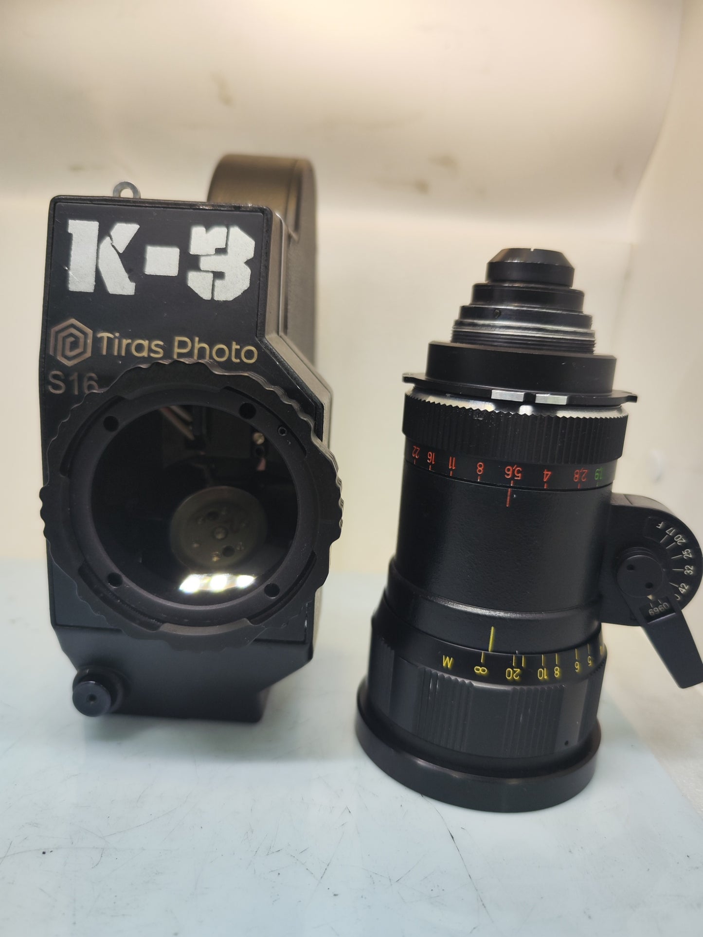 Krasnogorsk-3 Super16 Ultra16 ARRI PL - Canon EF - M42 mount 16mm Movie Camera Zoom lensK-3 K3