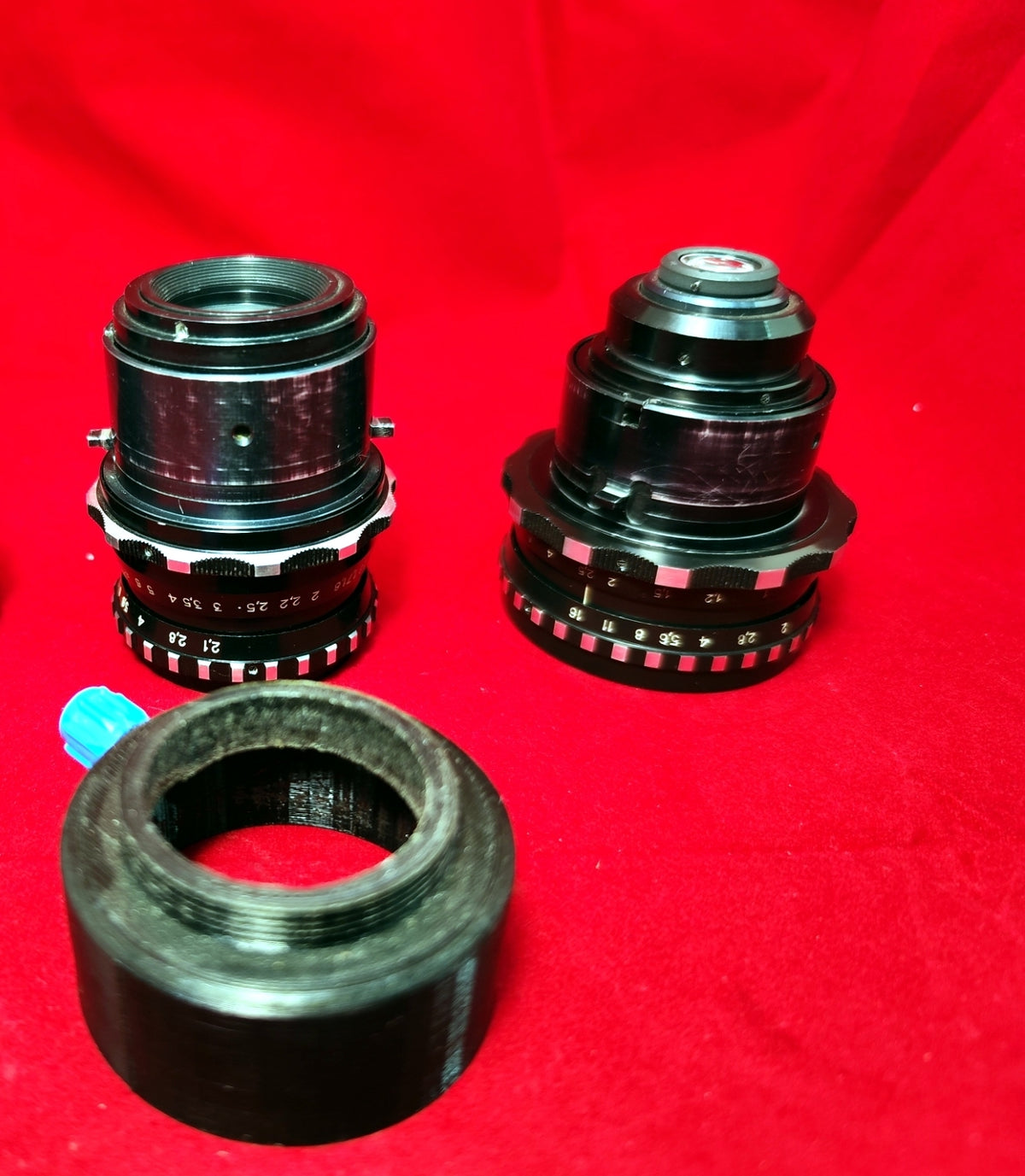 3pcs Set Mir-11 Vega-7 Vega-9 / zoom Meteor 5-1 Black Magic BMPCC K2 K3 adapter Krasnogorsk-3