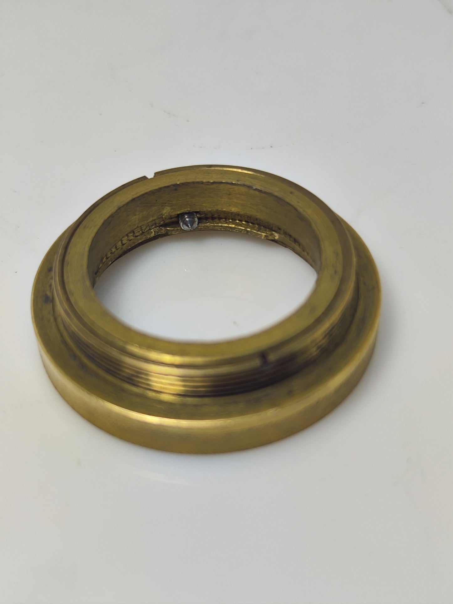 Custom adapter for use on Russian Rubin-1 zoom lens. M42 + Arri PL.