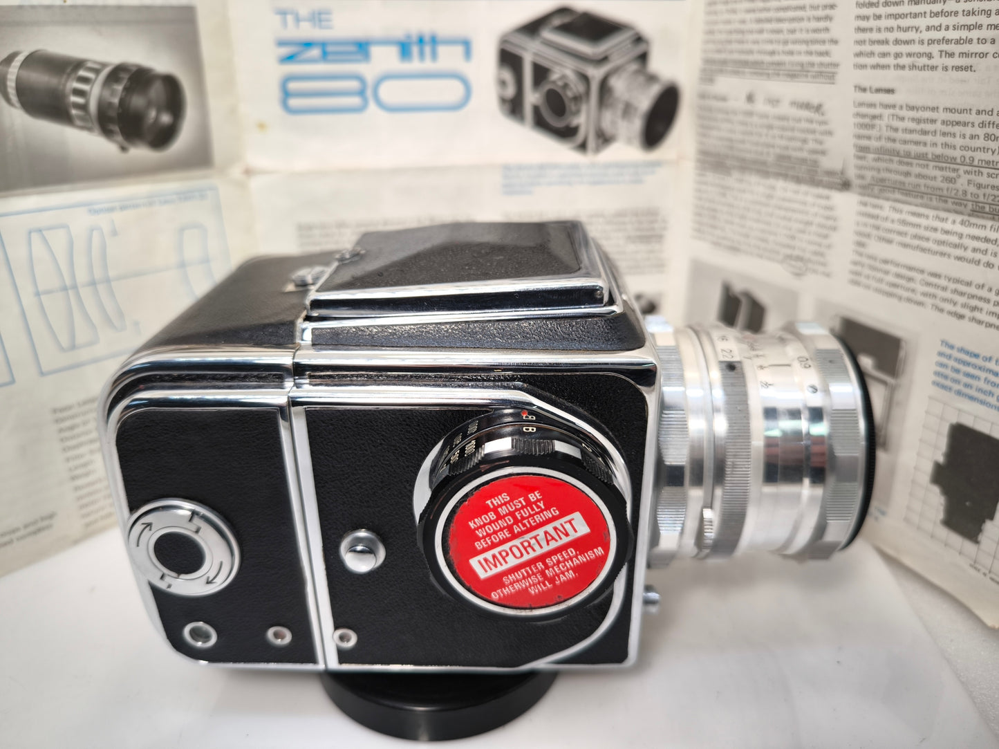 Absolutely RARE Zenith-80 CLA'd 6x6 camera collectors item Salut Kiev-88 EXPORT
