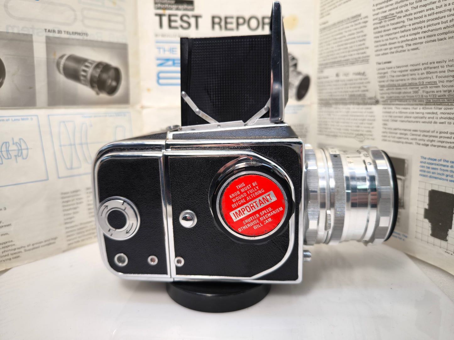 Absolutely RARE Zenith-80 CLA'd 6x6 camera collectors item Salut Kiev-88 EXPORT