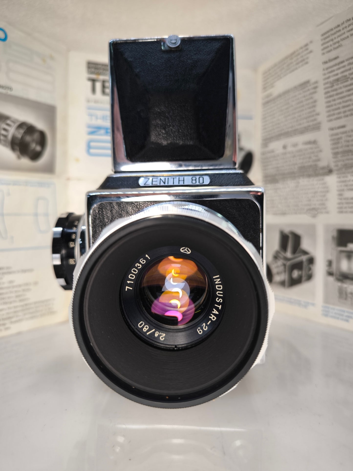 Absolutely RARE Zenith-80 CLA'd 6x6 camera collectors item Salut Kiev-88 EXPORT