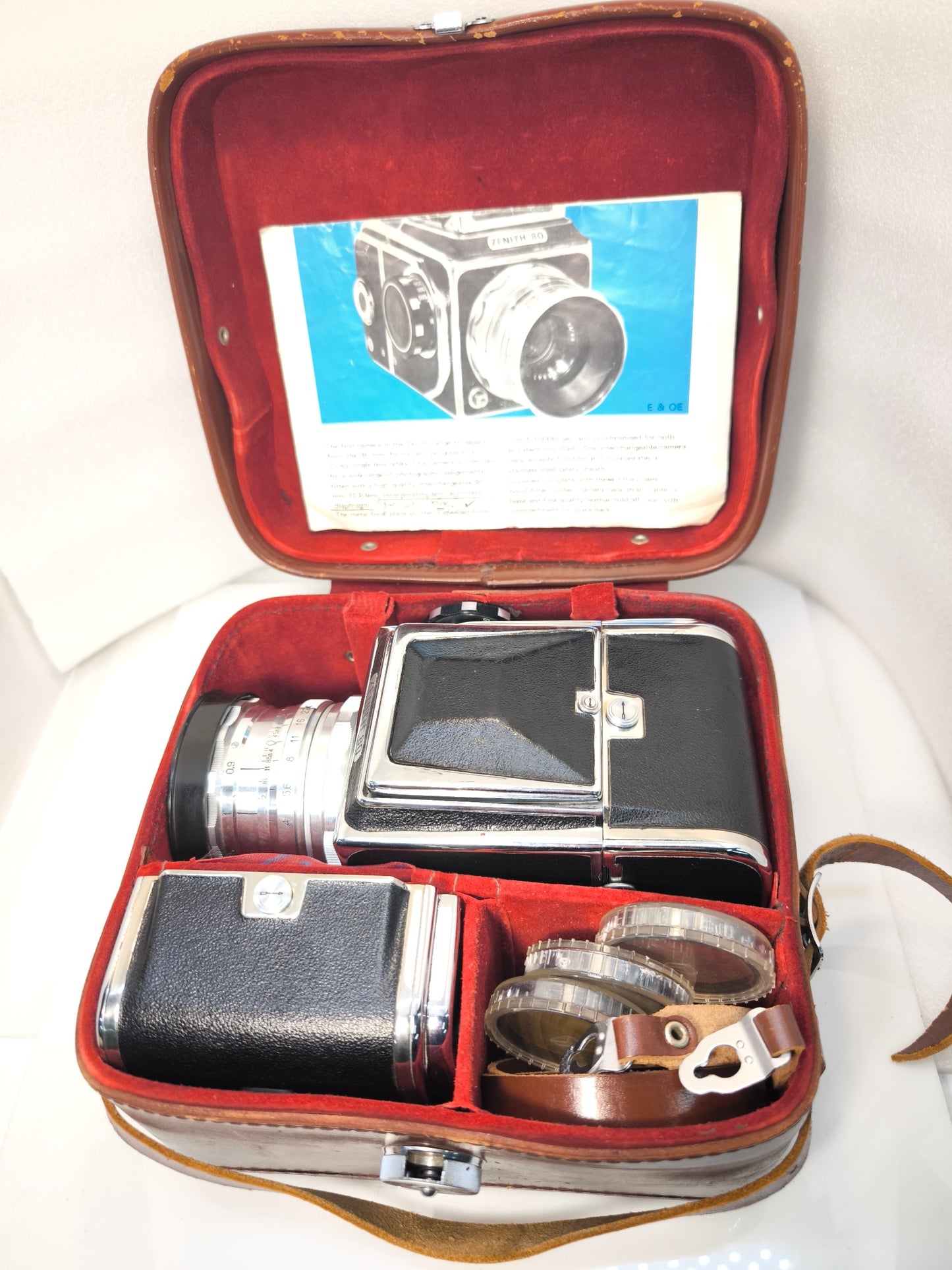 Absolutely RARE Zenith-80 CLA'd 6x6 camera collectors item Salut Kiev-88 EXPORT