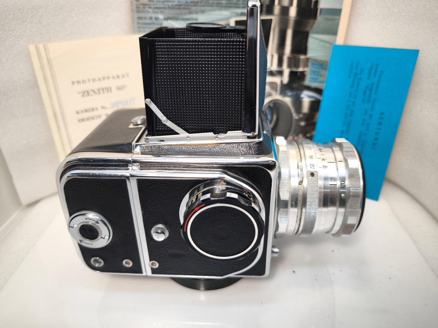 Absolutely RARE Revue 6•6 CLA 6x6 camera collectors item Salut Zenith-80 EXPORT Kiev-88 USSR