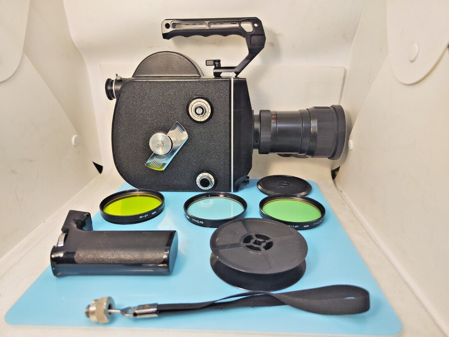 FULL SET Arri PL Canon EF M42 Krasnogorsk-3 Super16 Ultra16 16mm Movie Camera