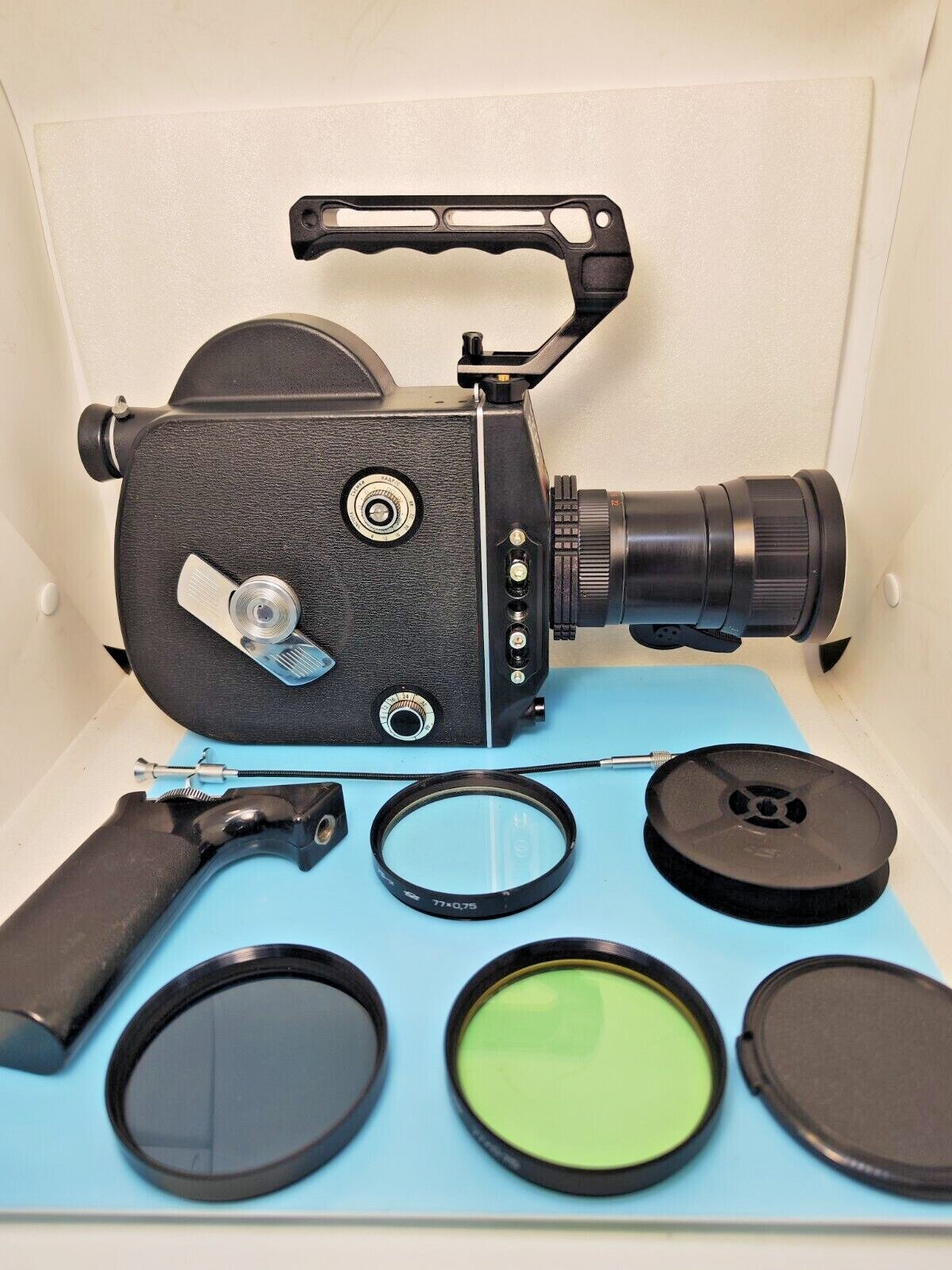 FULL SET Arri PL Canon EF M42 Krasnogorsk-3 Super16 Ultra16 16mm Movie Camera