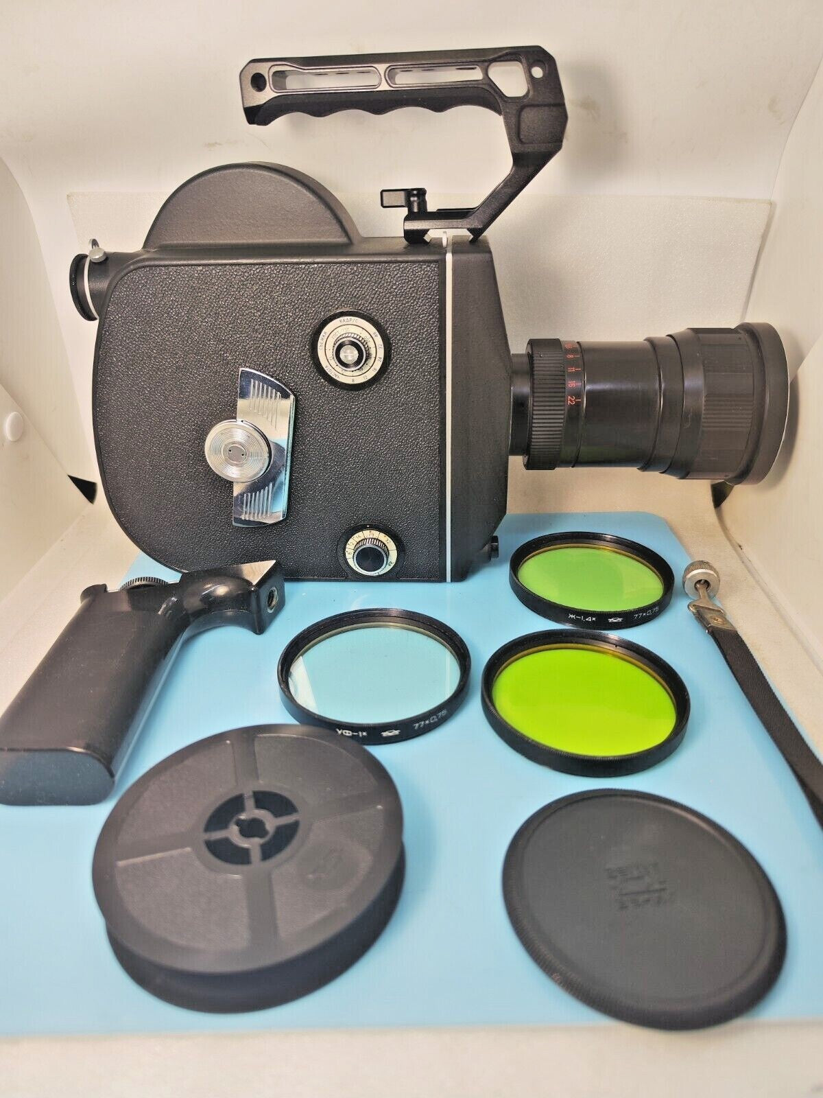 FULL SET Arri PL Canon EF M42 Krasnogorsk-3 Super16 Ultra16 16mm Movie Camera