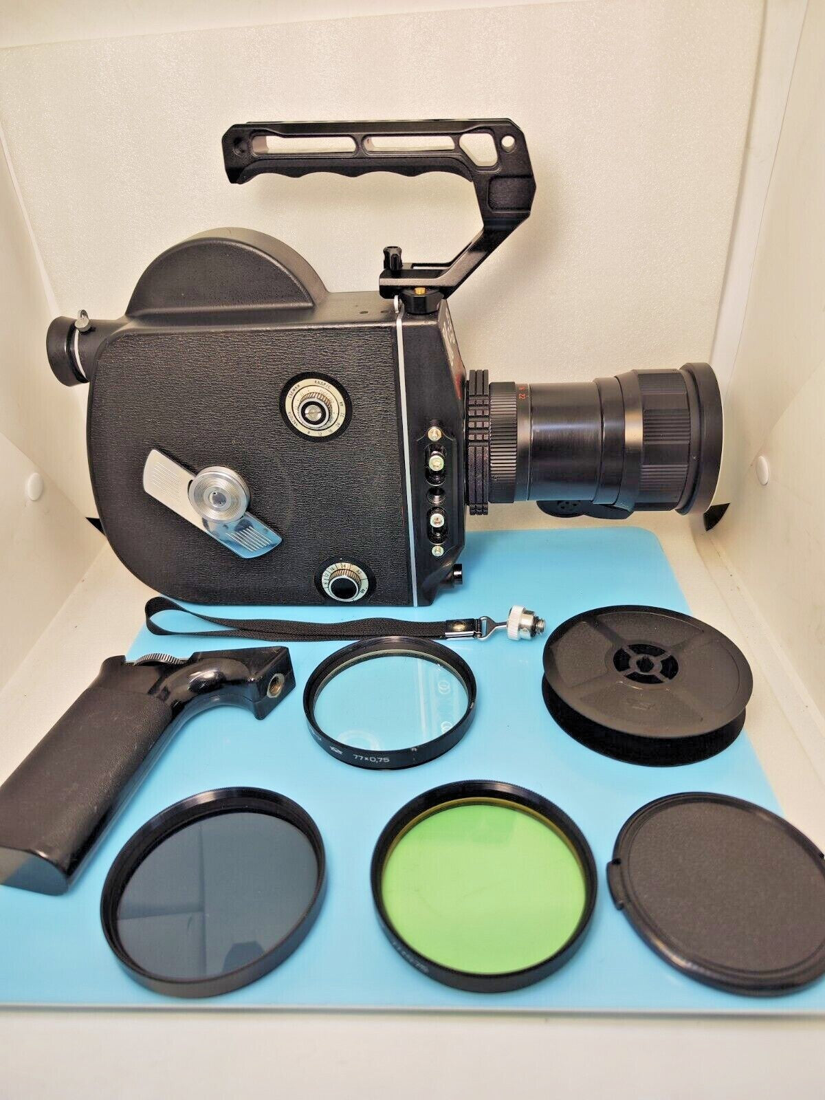FULL SET Arri PL Canon EF M42 Krasnogorsk-3 Super16 Ultra16 16mm Movie Camera