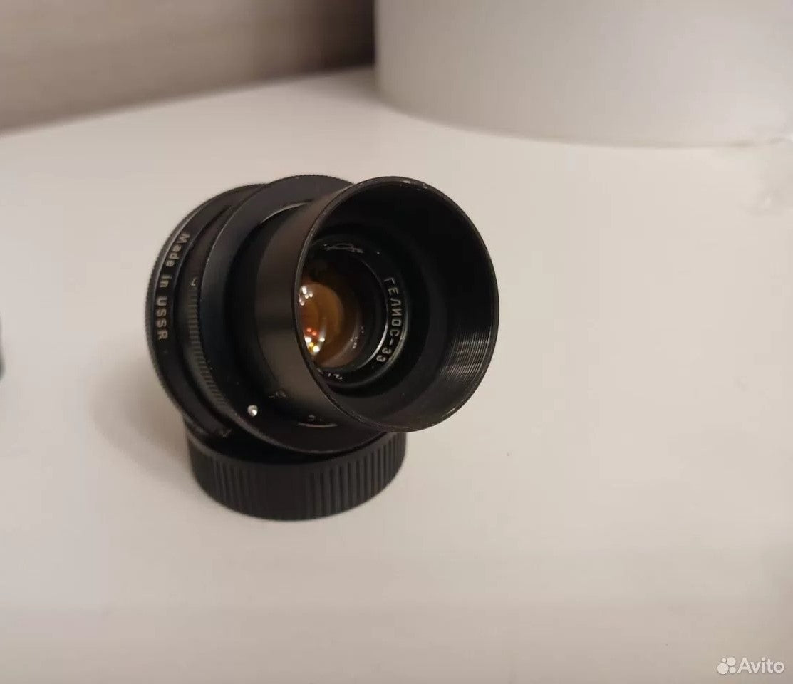 Cine lens HELIOS-33 PO4-1M f/2 35mm M39 aerial for mirrorless cameras OKC