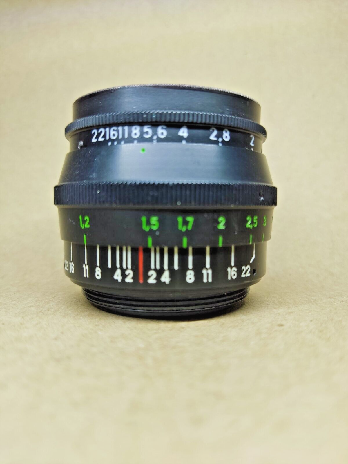 Black Jupiter-8 50mm f/2.0 M39 L39 mount for Leica FED Zorki. Sonnar Copy.