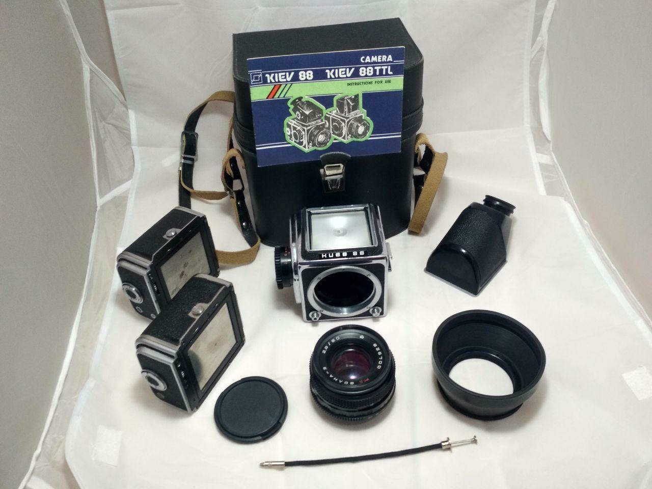 Kiev-88 Volna-3 2.8/80mm CLA Arax SLR Medium Format SALUT-S, Hasselblad Rare Kit
