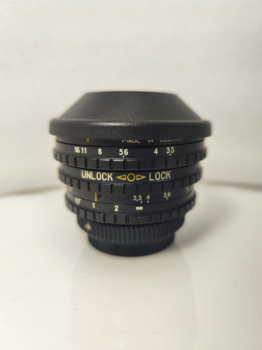 PELENG 8/3.5 LENS 8mm F3.5  M42 Nikon Canon Arri PL MFT NEX super wide-angle lens