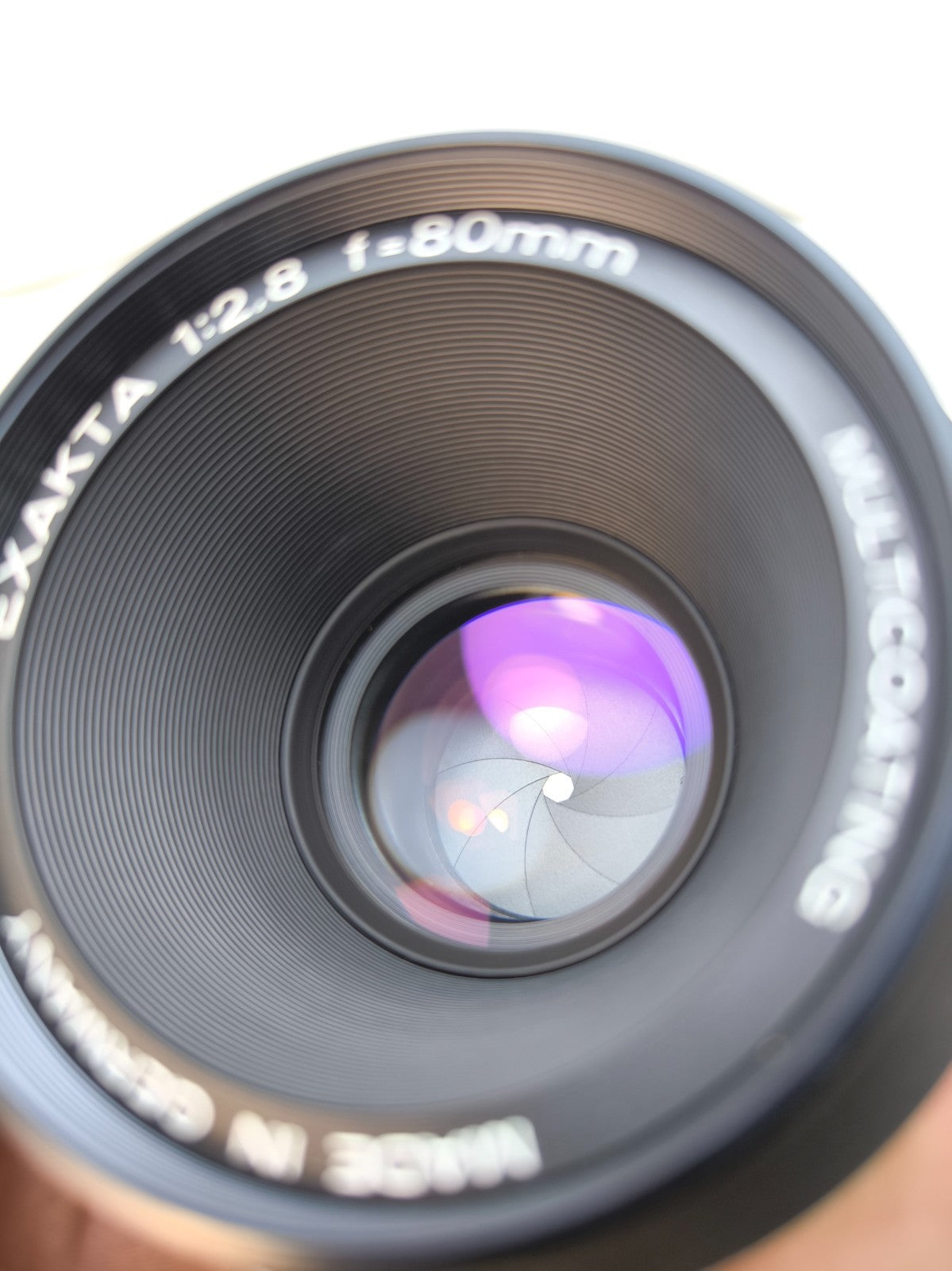 Very rare Exakta 80mm F/2.8 MC Schneider Lens Exakta 66 #14419340 Pentacon Six
