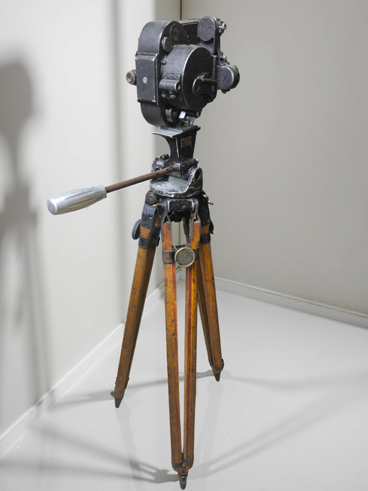 1941 WWII Soviet Wooden Tripod  WW2 movie camera FKD Konvas Kinor AKC Eyemo WW2