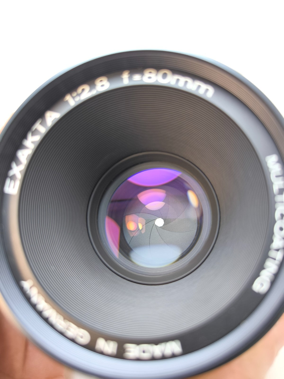 Very rare Exakta 80mm F/2.8 MC Schneider Lens Exakta 66 #14419340 Pentacon Six
