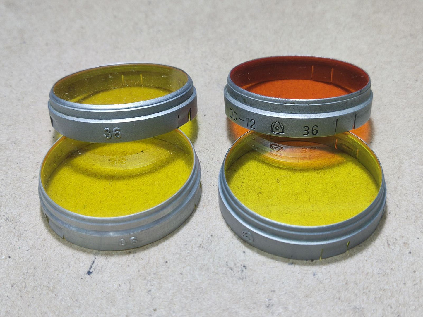 Slip-On Over Lens Light Filter 32mm 36mm 40mm Industar T-43 Fed Leica Elmar Zorki