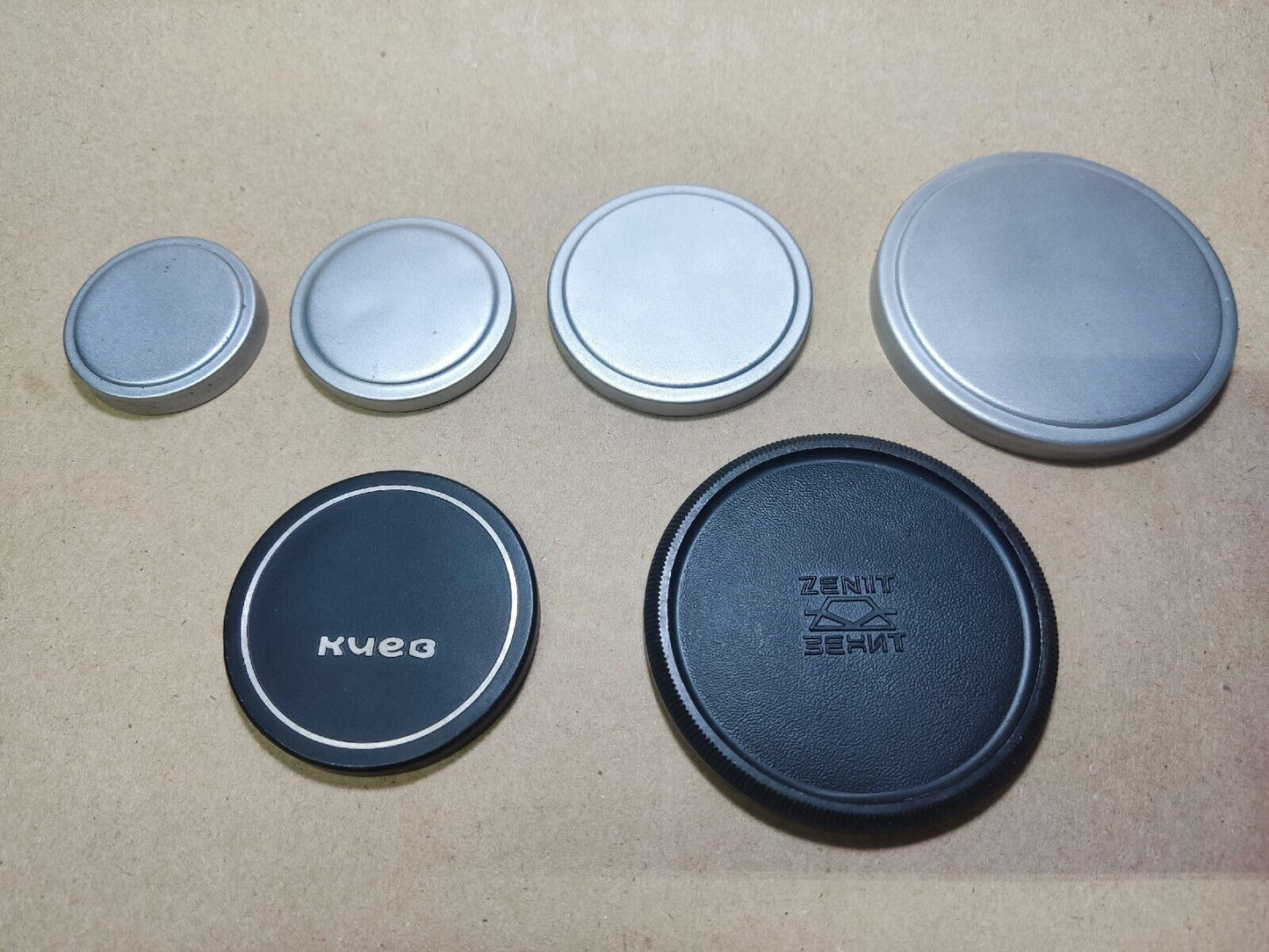 Original metal and plastic Front Lens Cap 36mm 42mm 51mm 67mm 68mm Russian USSR