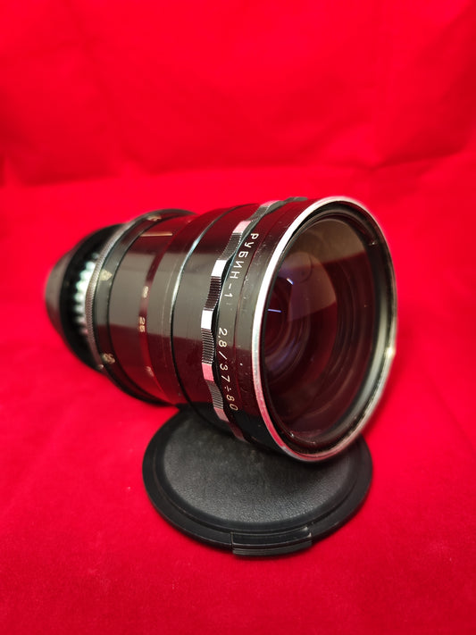 Zoom Rubin-1 37-80mm f/2.8 Arri PL + M42 fast lens Voigtländer Zoomar copy