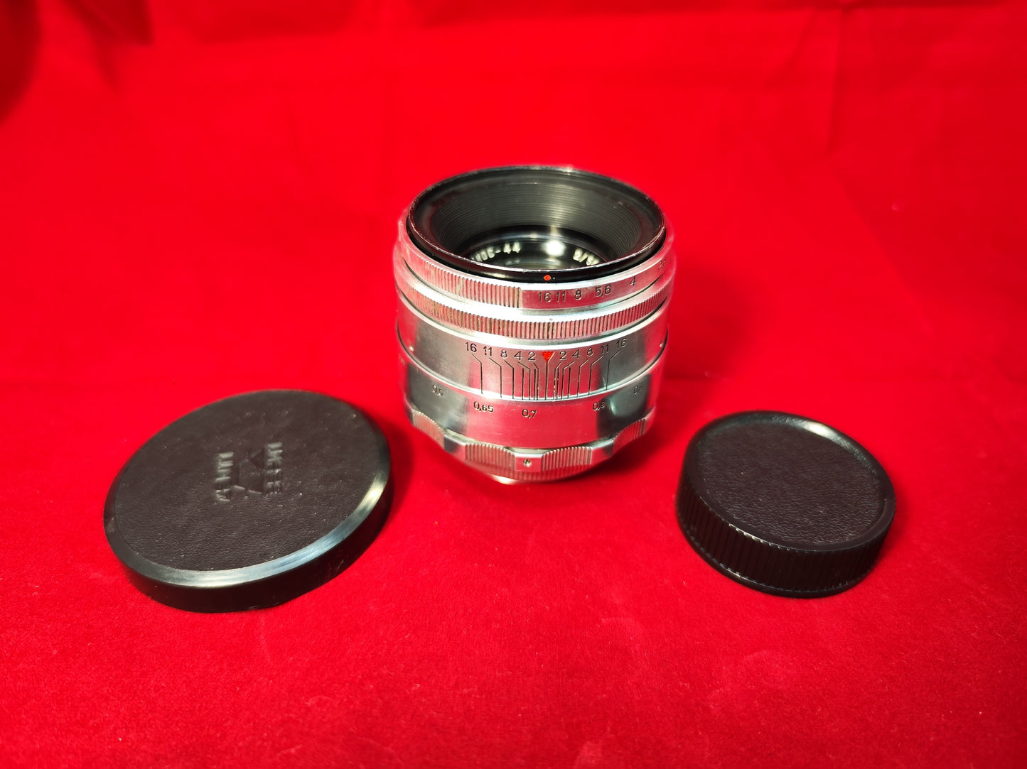 Early HELIOS-44 f2/58mm silver KMZ 13 blades Carl Zeiss Biotar copy 0xxxxx