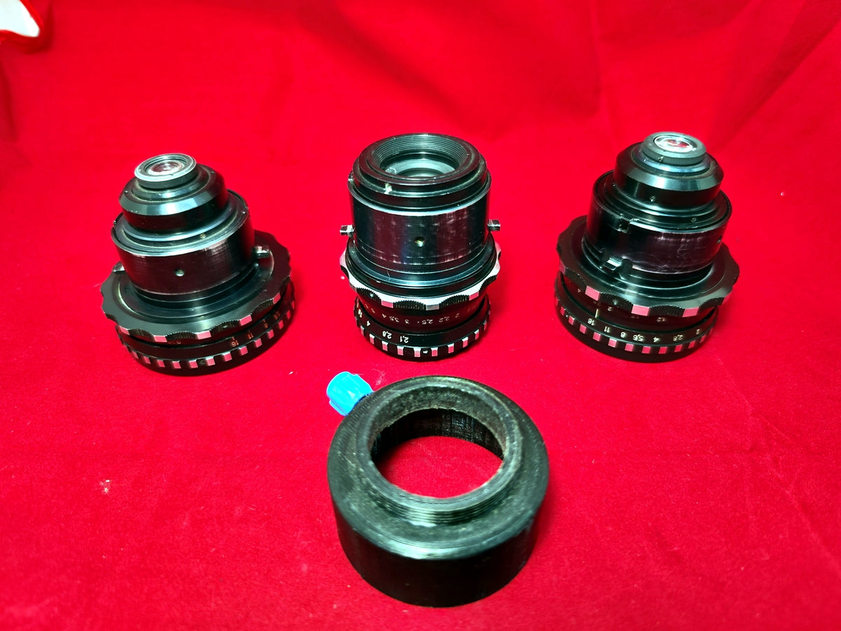 3pcs Set Mir-11  Vega-7 Vega-9 / zoom Meteor 5-1 Black Magic BMPCC K2 K3 adapter Krasnogorsk-3