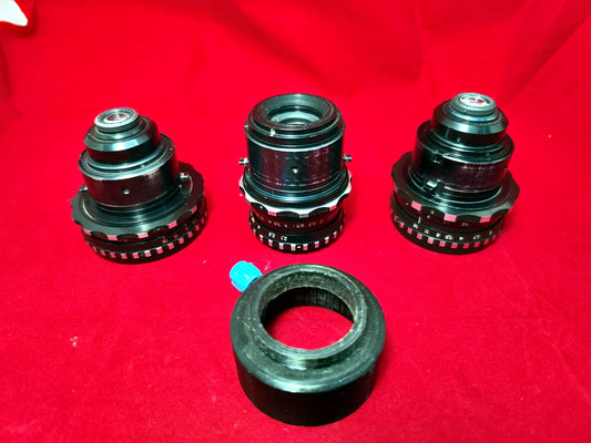 3pcs Set Mir-11  Vega-7 Vega-9 / zoom Meteor 5-1 Black Magic BMPCC K2 K3 adapter Krasnogorsk-3