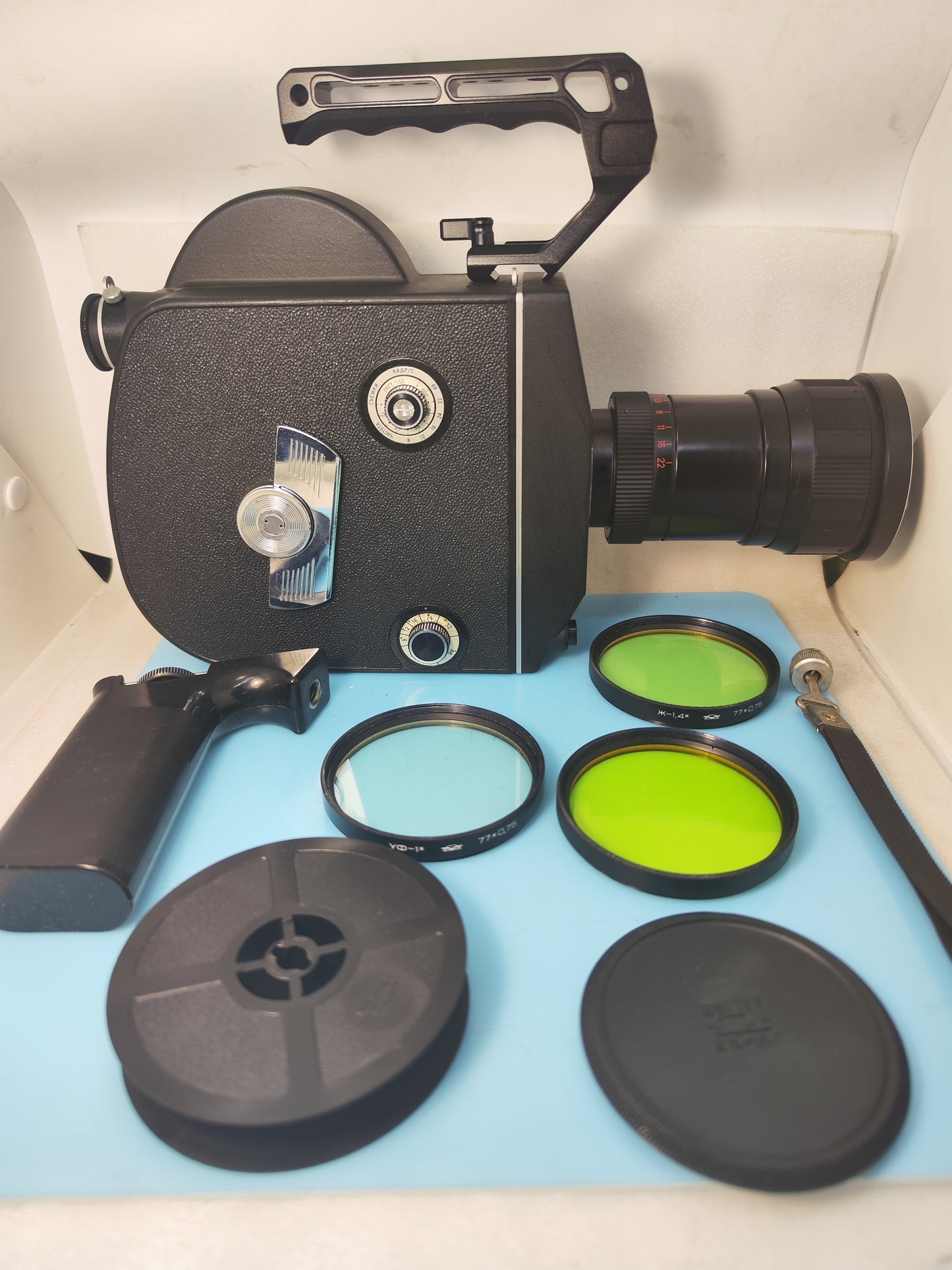 Full Set Krasnogorsk-3 Super16 Ultra16 ARRI PL - Canon EF - M42 16mm Movie Camera Zoom lens K-3 K3