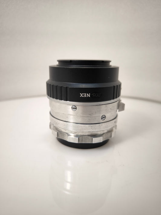Swirly bokeh Biotar 50mm f/1.4 Carl Zeiss №6616335 cine lens Pentaflex16 Sony MFT