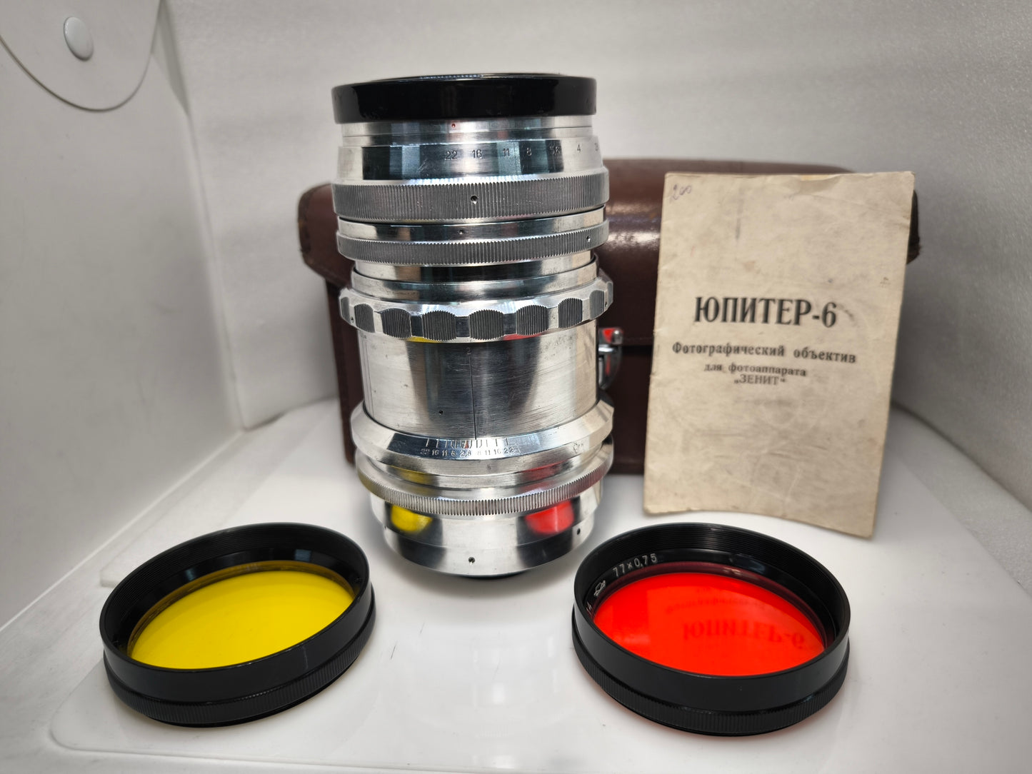 RARE JUPITER-6 f 2.8/180 Soviet KMZ M42 lens Zeiss Sonnar copy #000984