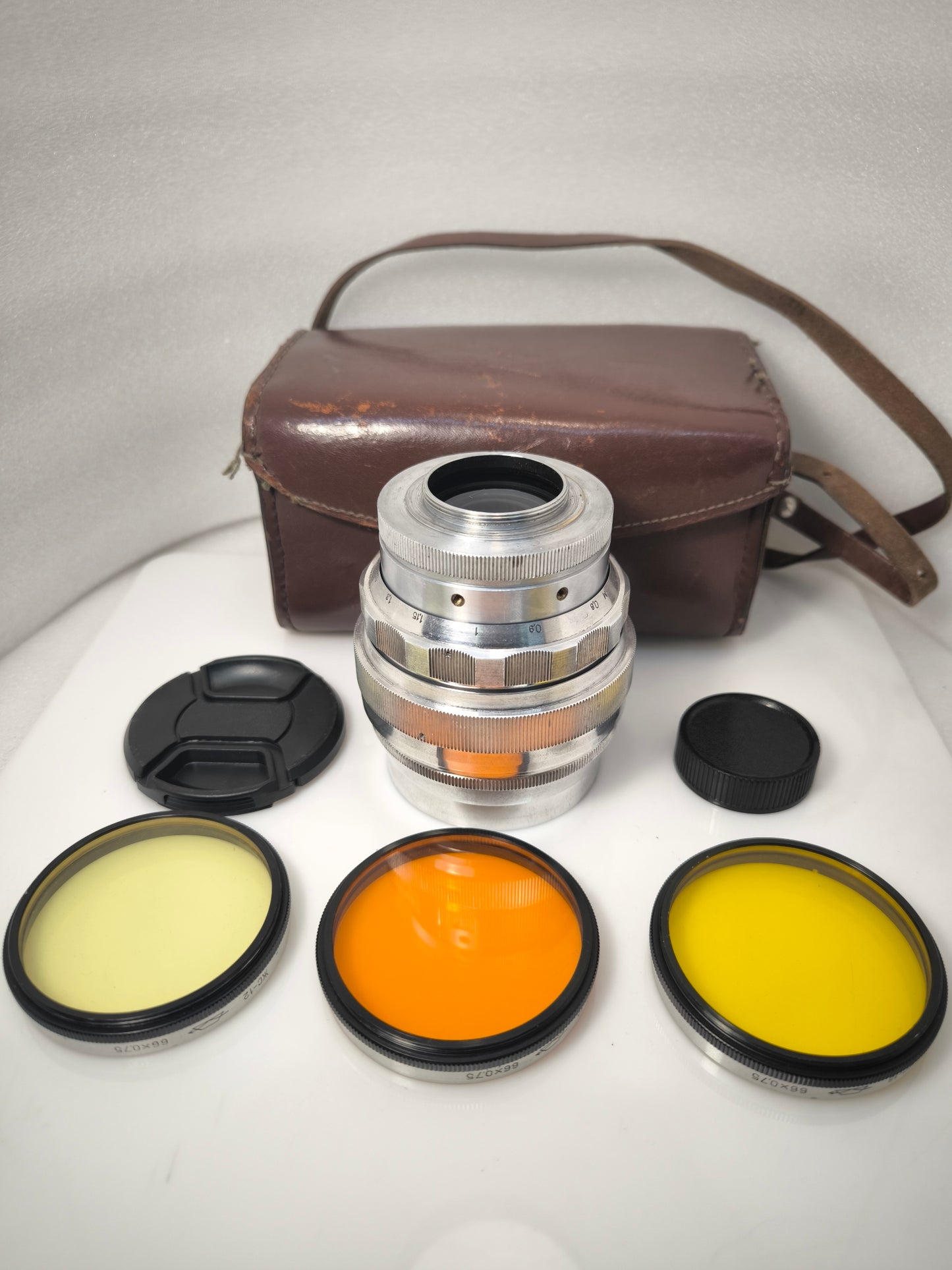 Very RARE Red П Helios-40 85mm f/1.5 #003904 M39 M42 CZ Biotar Copy Bokeh Miracle