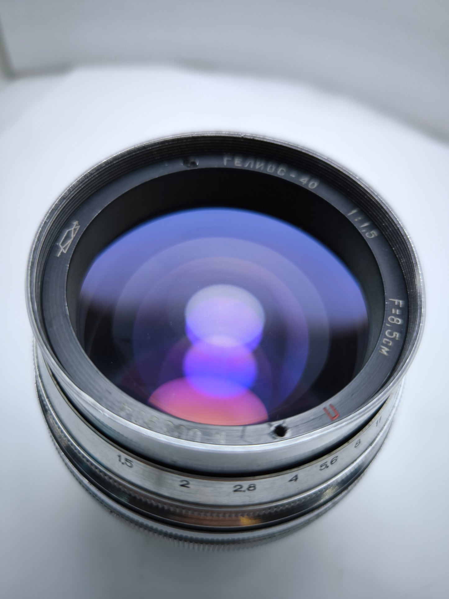 Very RARE Red П Helios-40 85mm f/1.5 #003904 M39 M42 CZ Biotar Copy Bokeh Miracle