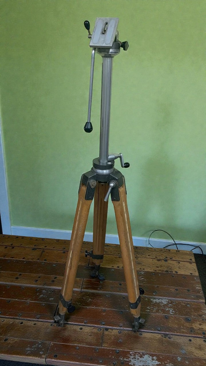Wooden Tripod Telescopic Lift FKD 100-200cm Konvas Kinor Movie Cameras Berlebach