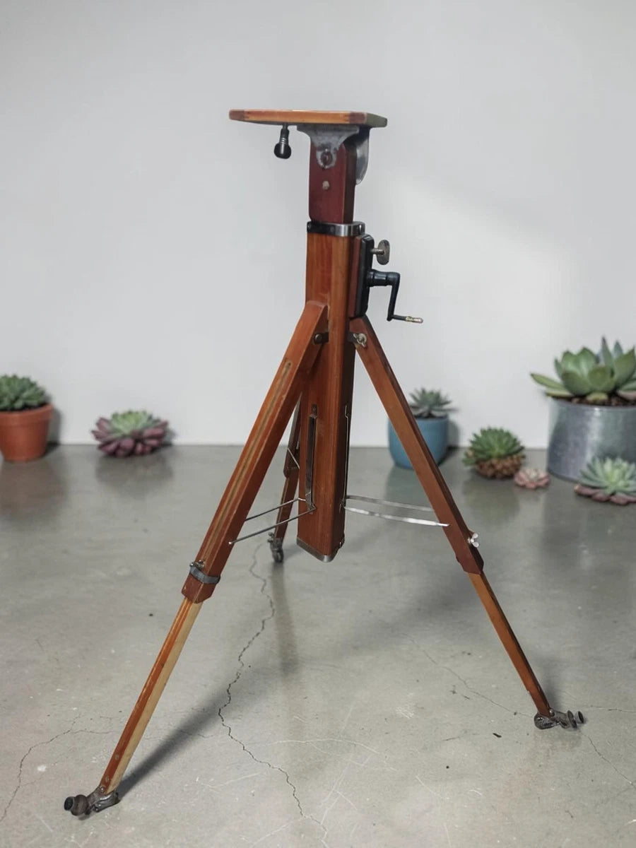 Vintage USSR Russian RARE Wooden Sliding Tripod FKD 13x18 FKD 18x24cm Camera|277883414546