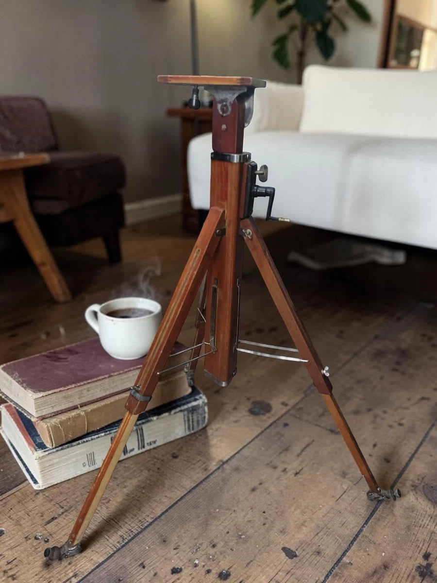 Vintage USSR Russian RARE Wooden Sliding Tripod FKD 13x18 FKD 18x24cm Camera|277883414546