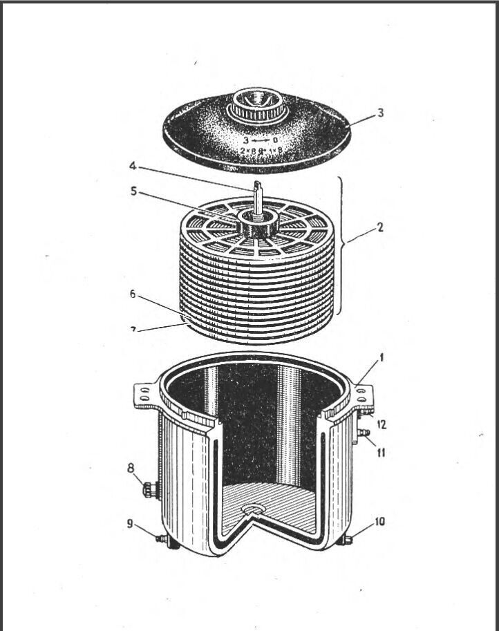 Developer Tank LOMO PM-451 Universal Film Developing Tank 8mm 16mm film 50m or 70m le ...