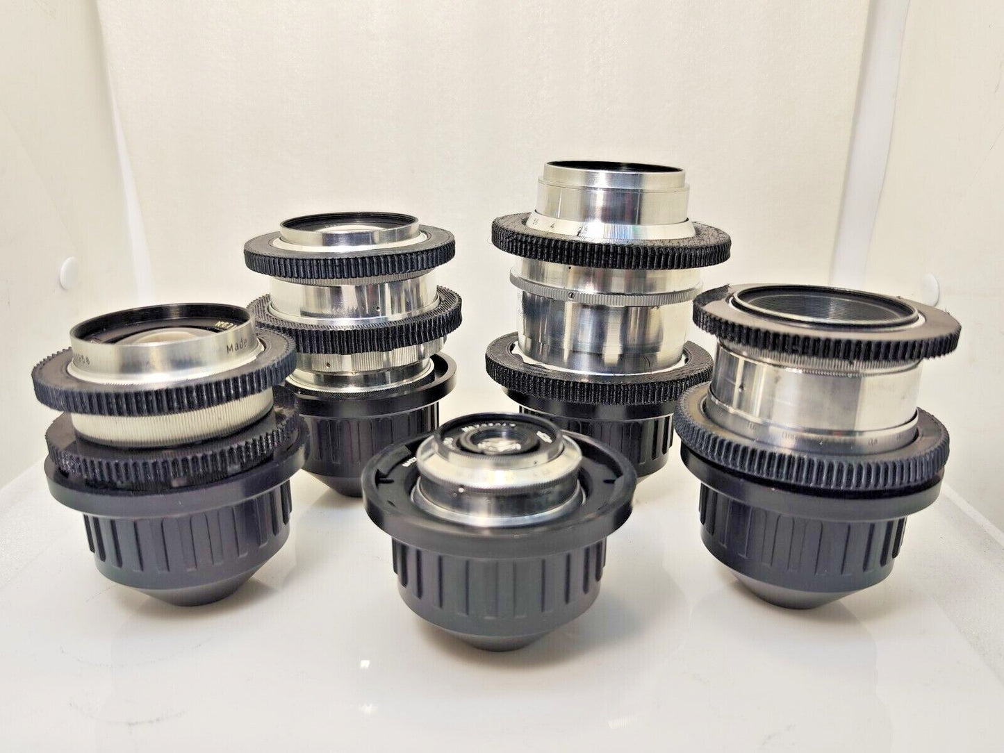 SILVER Cine Mod Lens Set 37/50/58/85/135mm Arri PL Canon EF Sony E MFT 4/3