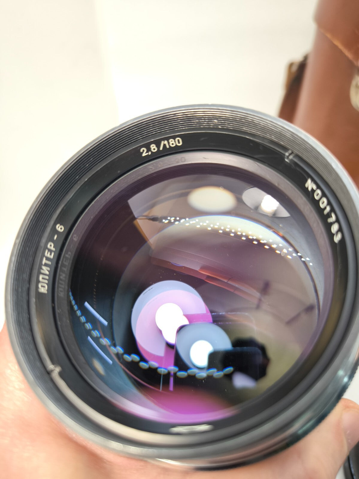 RARE JUPITER-6 f 2.8/180 Soviet KMZ M42 lens Zeiss Sonnar copy #001783