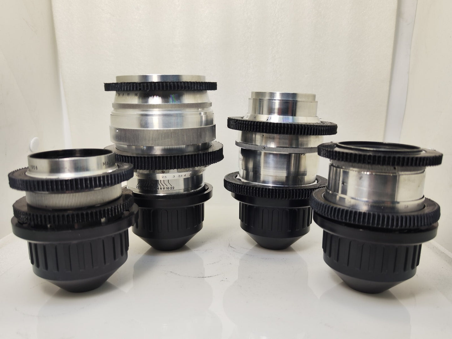 SILVER Cine Mod Lens Set 37/50/58/85/135mm Arri PL Canon EF Sony E MFT 4/3