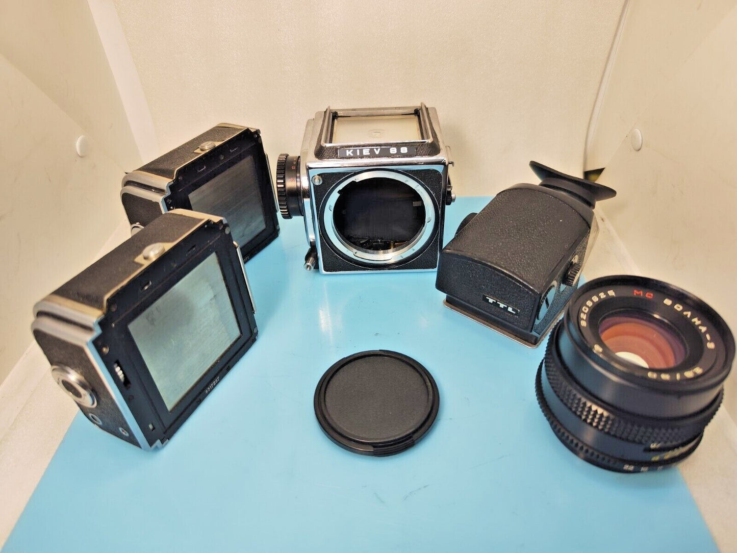 Kiev-88CM MLU conversion Pentacon Six mount CLA Arax Medium Format Hasselblad