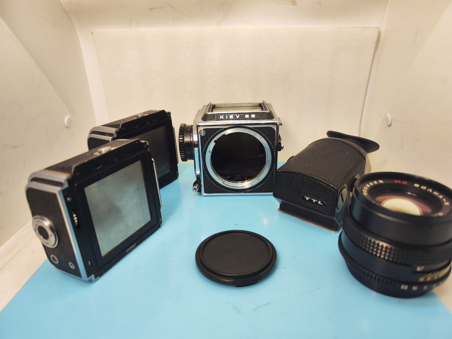 Kiev-88CM MLU conversion Pentacon Six mount CLA Arax Medium Format Hasselblad