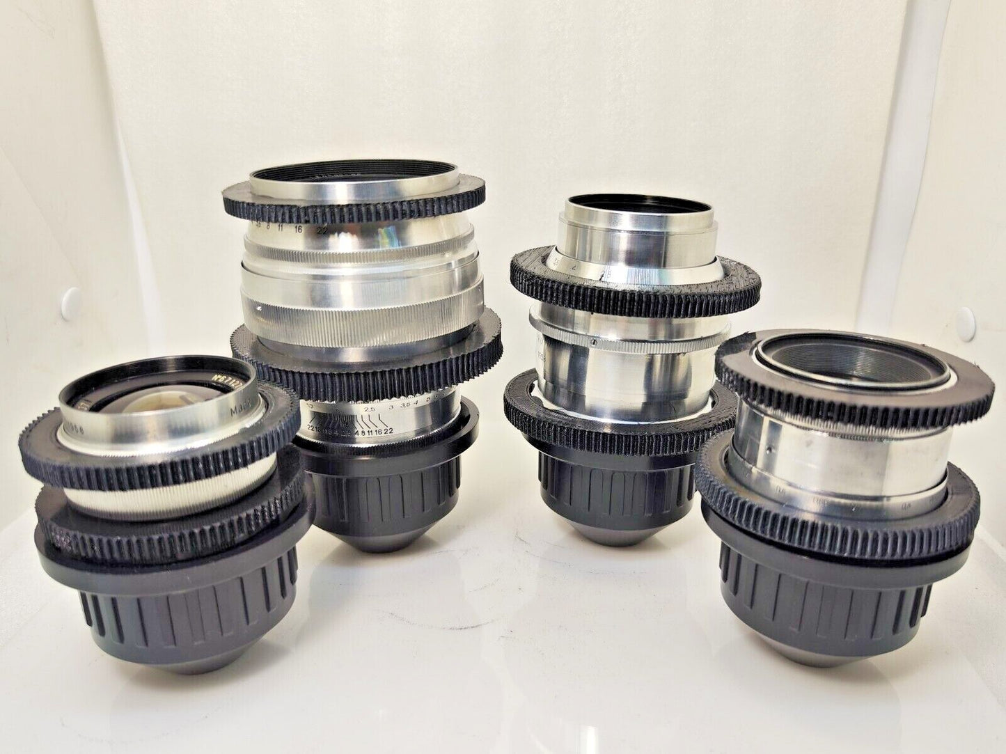 SILVER Cine Mod Lens Set 37/50/58/85/135mm Arri PL Canon EF Sony E MFT 4/3