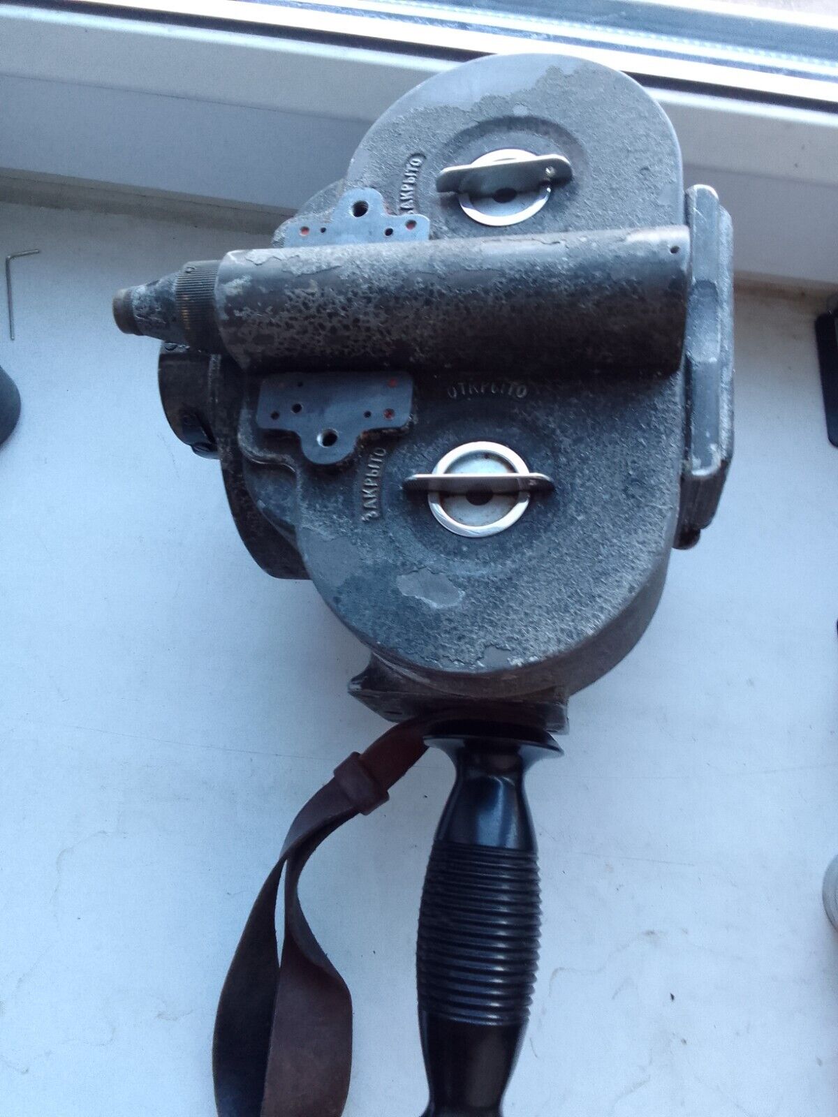 Absolutely rare AKC-1p 35mm movie camera + K10T collimator sight Eyemo copy AKS
