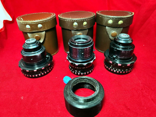 3pcs Set Mir-11  Vega-7 Vega-9 / zoom Meteor 5-1 Black Magic BMPCC K2 K3 adapter Krasnogorsk-3