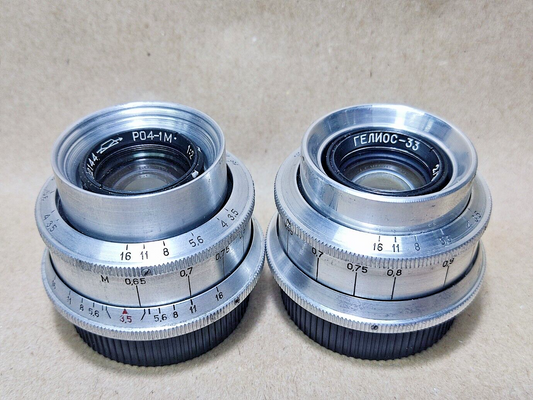 Cine lens HELIOS-33 PO4-1M f/2 35mm M39 aerial for mirrorless cameras OKC