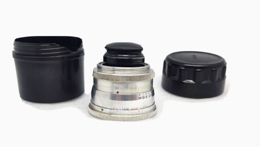 Early 1957 KMZ silver Jupiter-12 35mm f/2.8 M39 LTM Leica FED Zorki Biogon copy