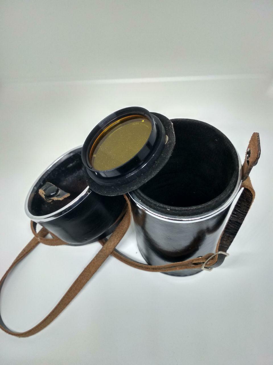 TAIR-11A Tair-11 Original Storage Box Leather Case Tube Lens Holder USSR