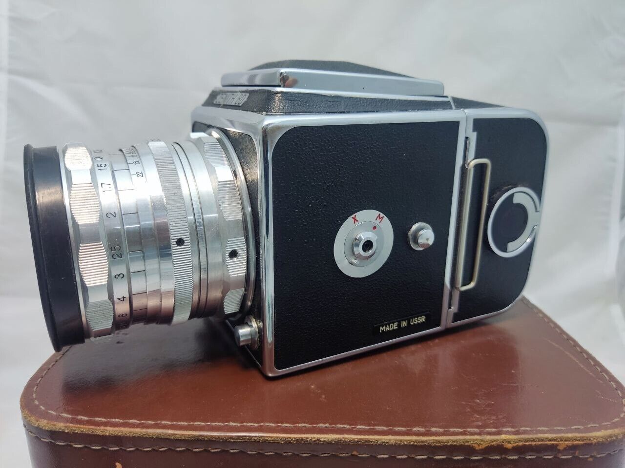 Absolutely RARE Zenith-80 CLA'd 6x6 camera collectors item Salut Kiev-88 EXPORT