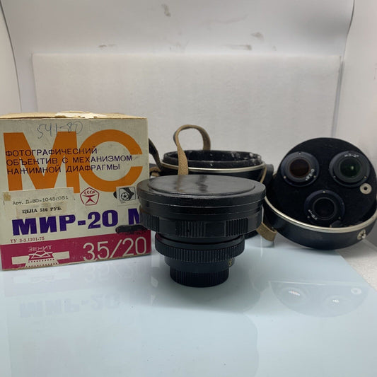 MIR-20M 20 mm f/3.5 M42 ultra-wide-angle fast lens CZ Flektogon copy